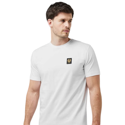 BELSTAFF PHOENIX PATCH LOGO T-SHIRT WHITE