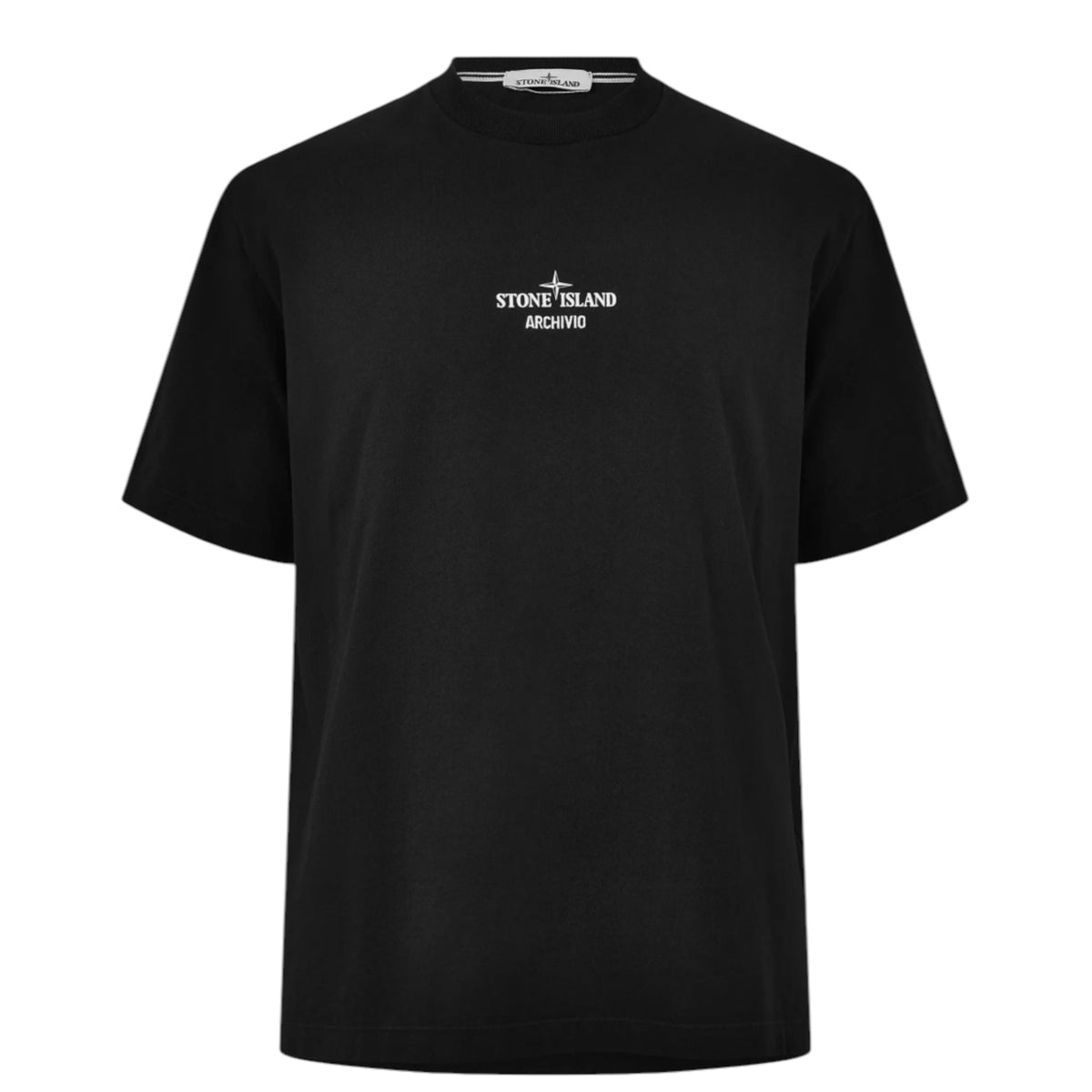 STONE ISLAND ARCHIVO BACK LOGO T-SHIRT BLACK