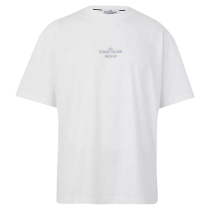 STONE ISLAND ARCHIVO BACK LOGO T-SHIRT WHITE