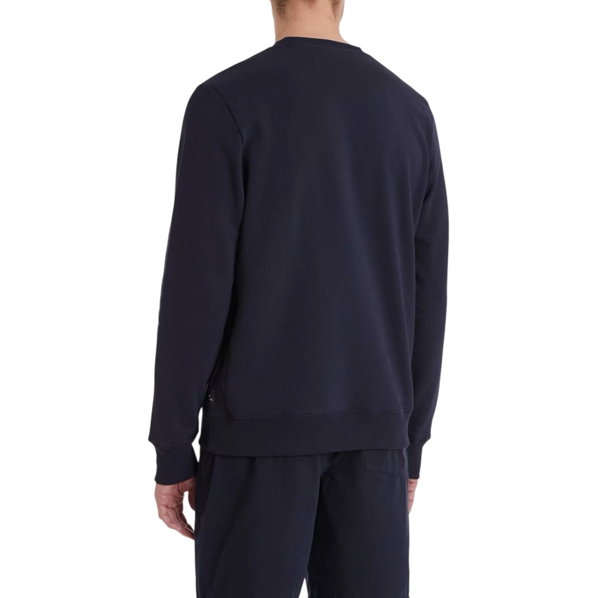 PAUL SMITH CREWNECK ZEBRA PRINT JUMPER NAVY