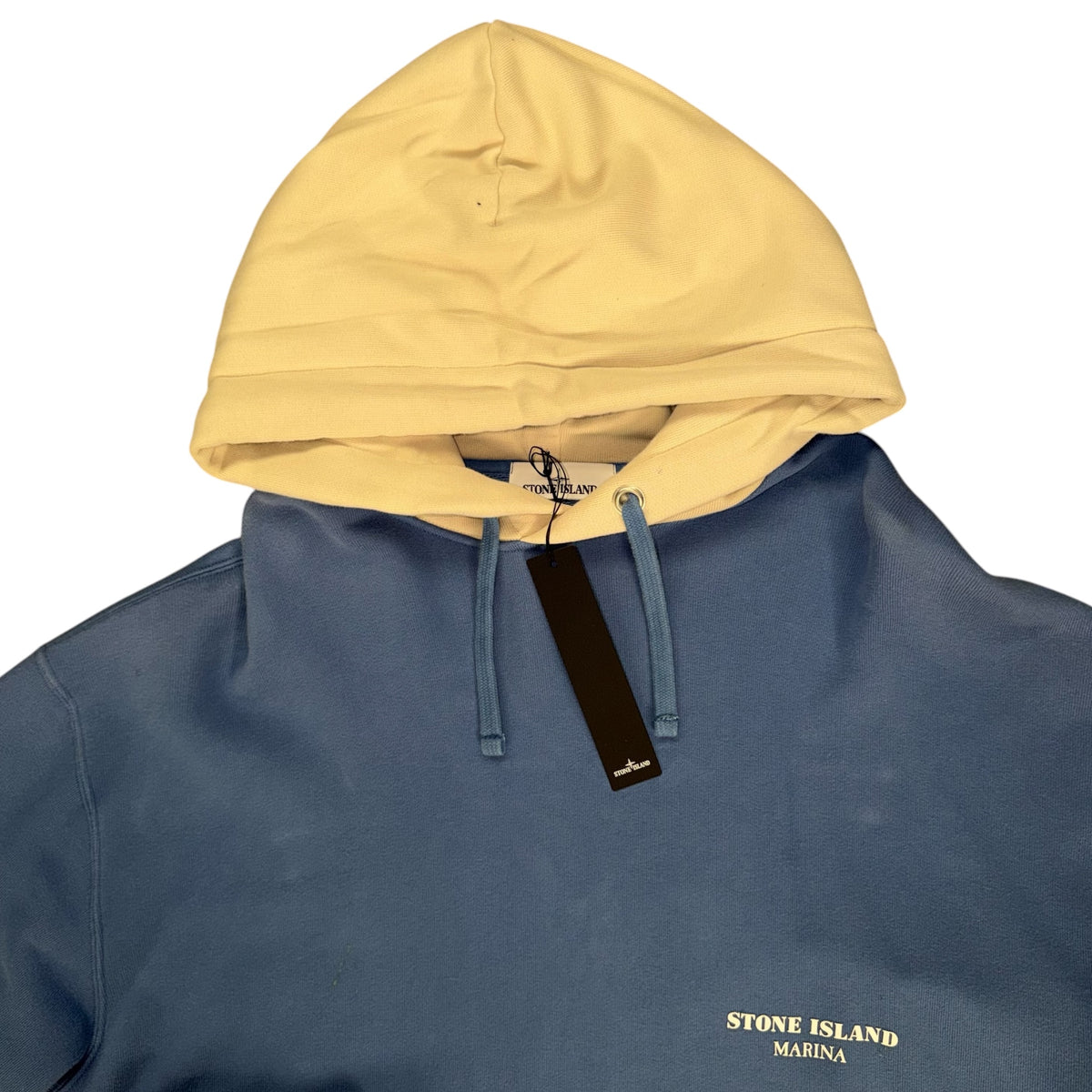 STONE ISLAND MARINA COTTON FLEECE TRACKSUIT BLUE & CREAM