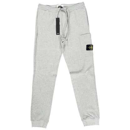 STONE ISLAND COTTON FLEECE TRACKSUIT GREY