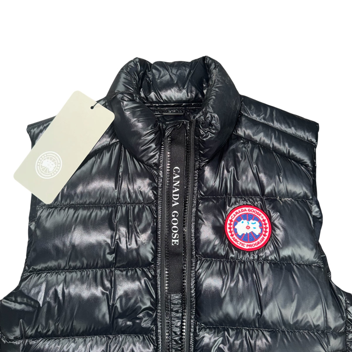 CANADA GOOSE CROFTON VEST METALLIC BLACK