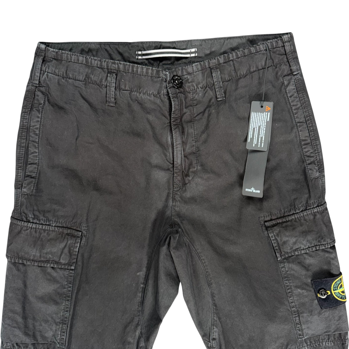 STONE ISLAND CARGO BOTTOMS BLACK