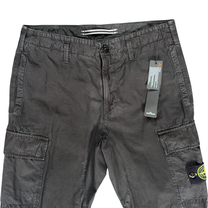 STONE ISLAND CARGO BOTTOMS BLACK