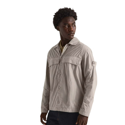 STONE ISLAND GHOST OVERSHIRT BEIGE