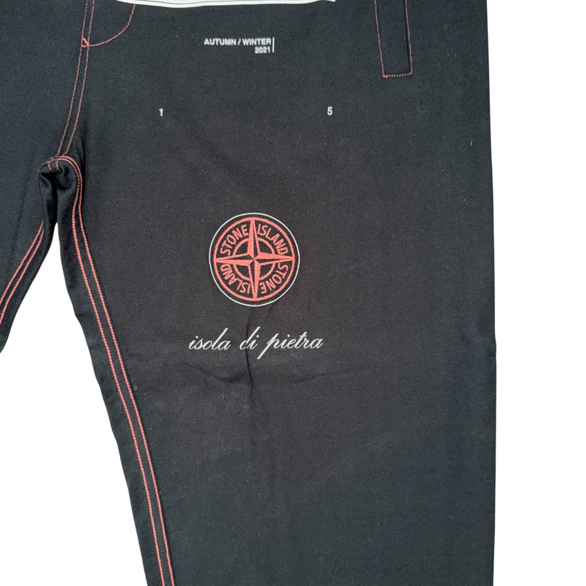 STONE ISLAND “ISOLA DI PIETRA” PRINT FULL TRACKSUIT BLACK