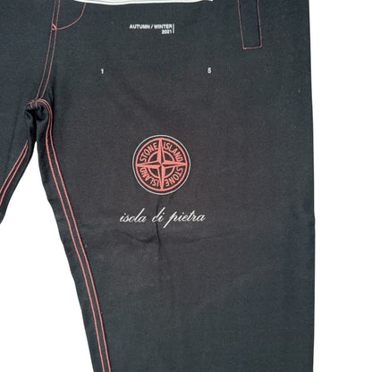 STONE ISLAND “ISOLA DI PIETRA” PRINT FULL TRACKSUIT BLACK