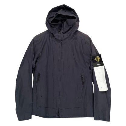 STONE ISLAND SUPIMA COTTON JACKET NAVY
