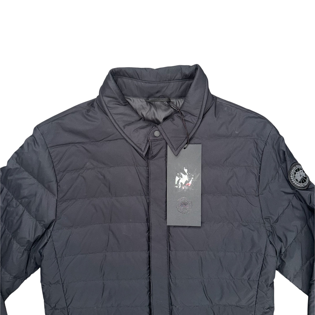 CANADA GOOSE JACKSON DOWN SHIRT JACKET BLACK