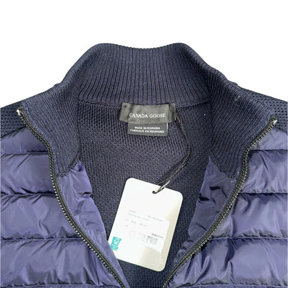 CANADA GOOSE HYBRIDGE KNIT JACKET NAVY