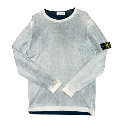 STONE ISLAND KNITTED SWEATER LIGHT GREY