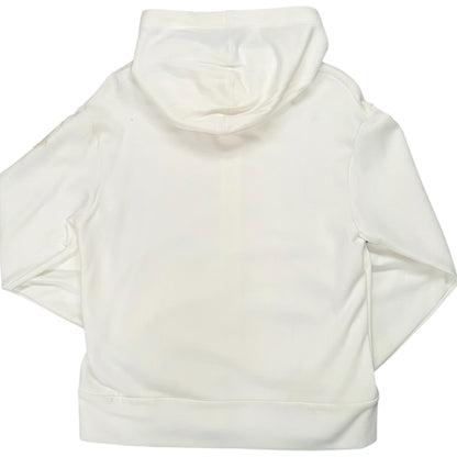 MONCLER MAGLIA HOODED CARDIGAN FULL ZIP WHITE