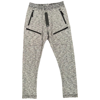 STONE ISLAND COTTON FLEECE JOGGERS GREY