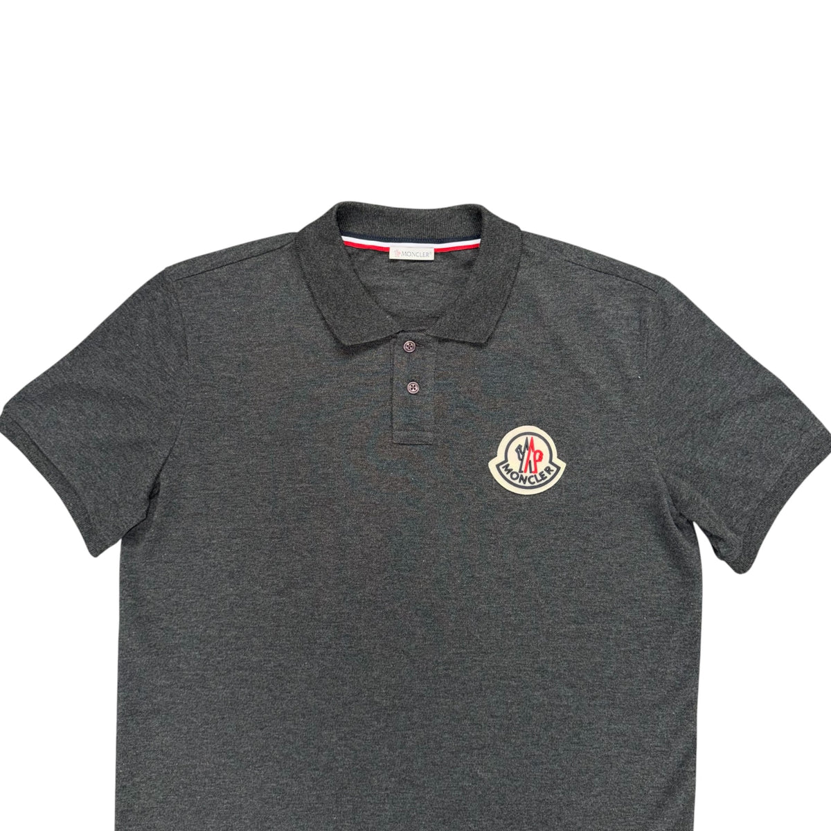 MONCLER MAGLIA POLO SHIRTS GREY