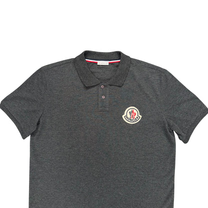 MONCLER MAGLIA POLO SHIRTS GREY