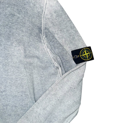 STONE ISLAND KNITTED SWEATER LIGHT GREY