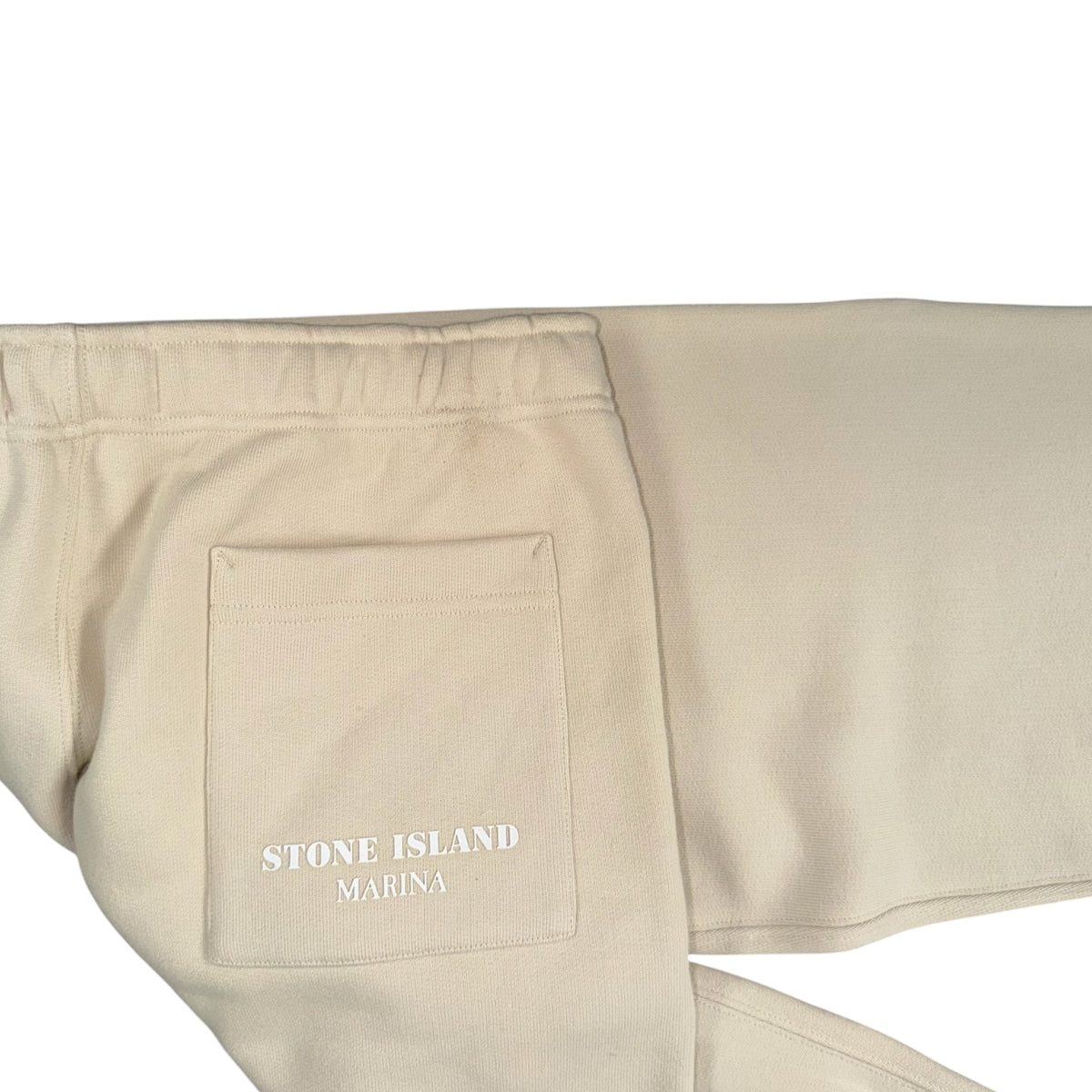 STONE ISLAND MARINA COTTON FLEECE TRACKSUIT BLUE & CREAM
