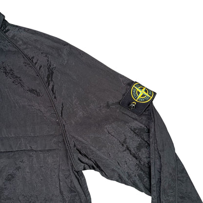 STONE ISLAND NYLON METAL OVERSHIRT BLACK