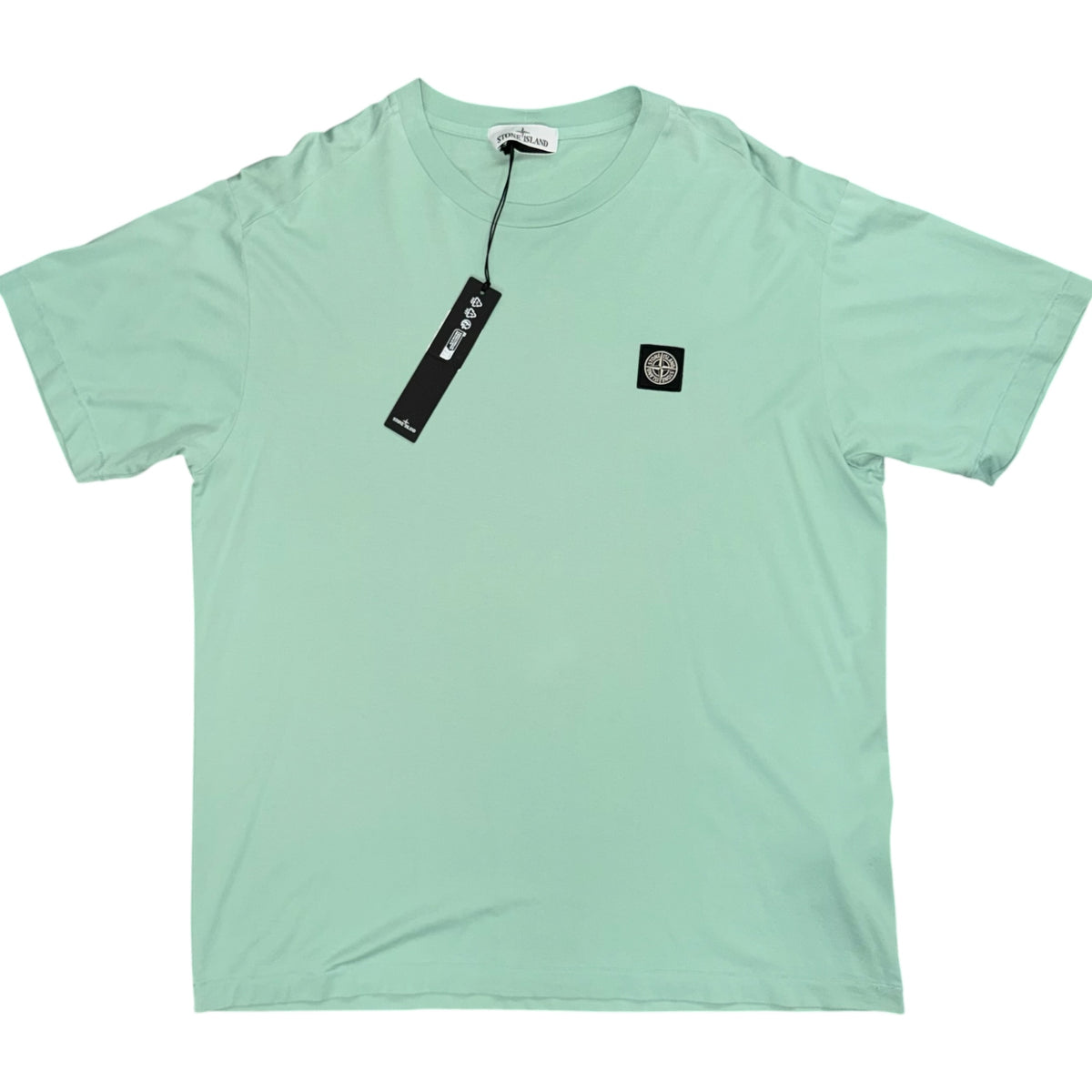 STONE ISLAND LOGO PATCH TEE MINT GREEN