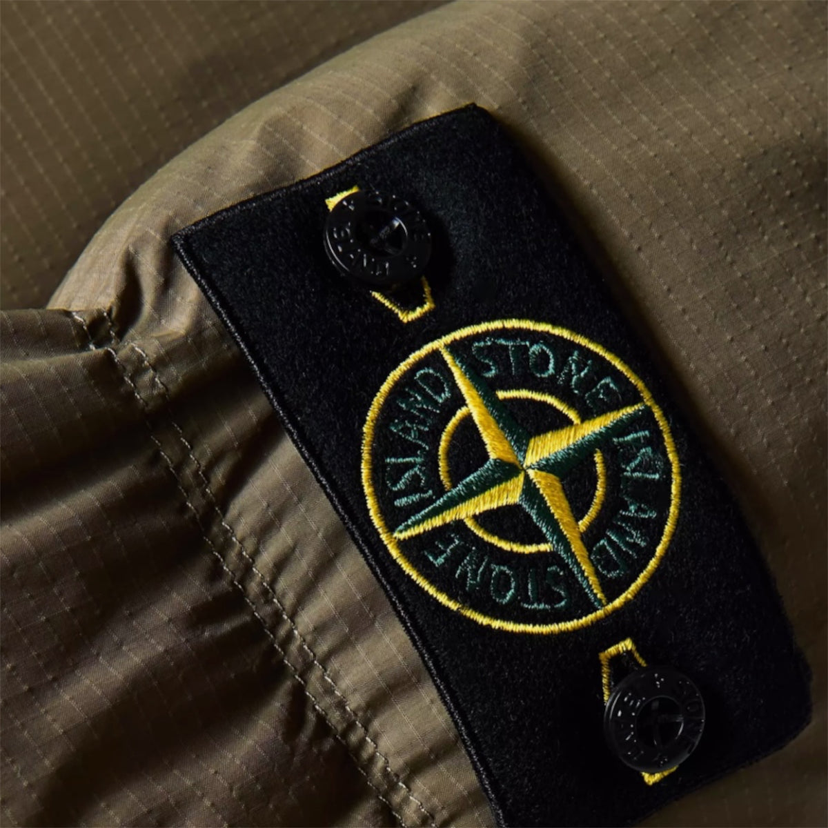 STONE ISLAND CORDURA HOODED PUFFER JACKET MILITARY GREEN