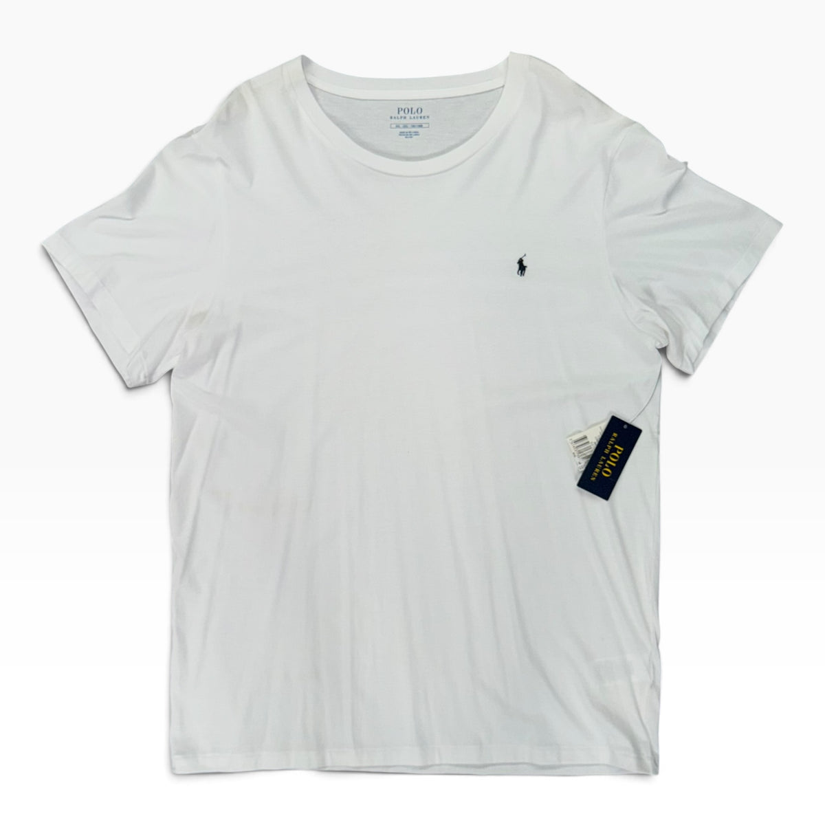 POLO RALPH LAUREN COTTON CREWNECK TEE WHITE