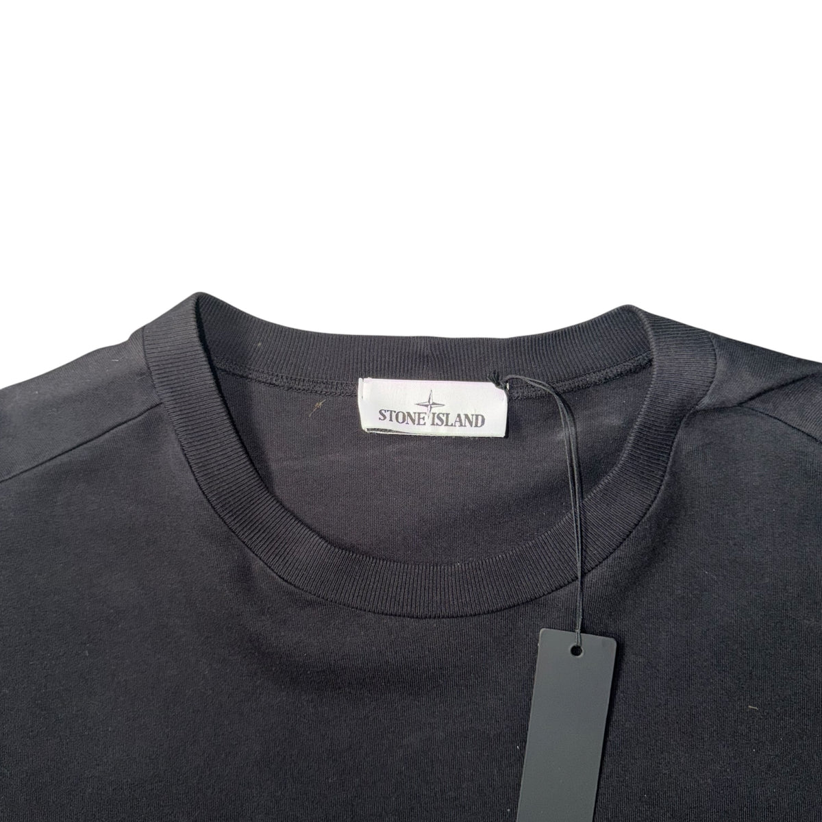 STONE ISLAND CREWNECK SWEATSHIRT BLACK