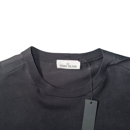 STONE ISLAND CREWNECK SWEATSHIRT BLACK
