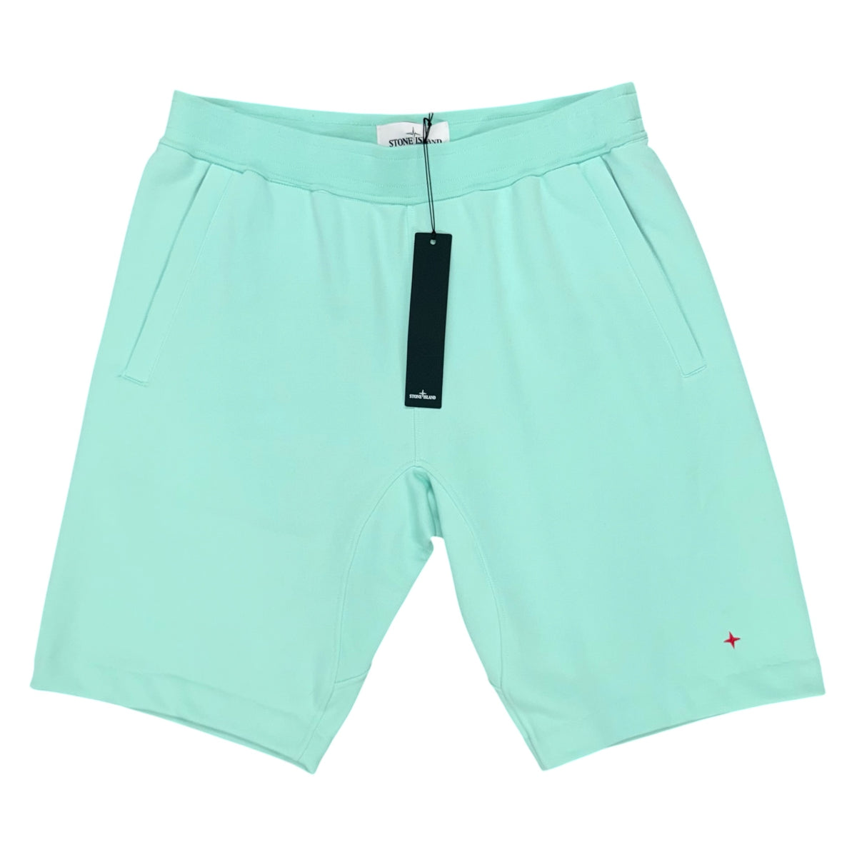 STONE ISLAND MARINA AQUA SWEATSHORTS MINT GREEN