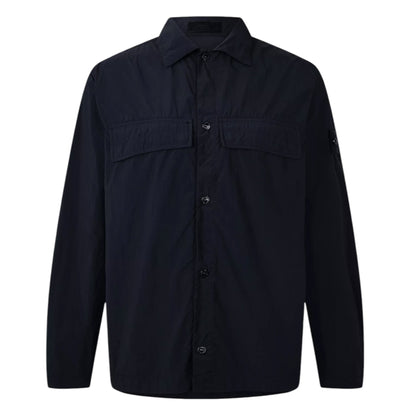 STONE ISLAND GHOST OVERSHIRT NAVY BLUE