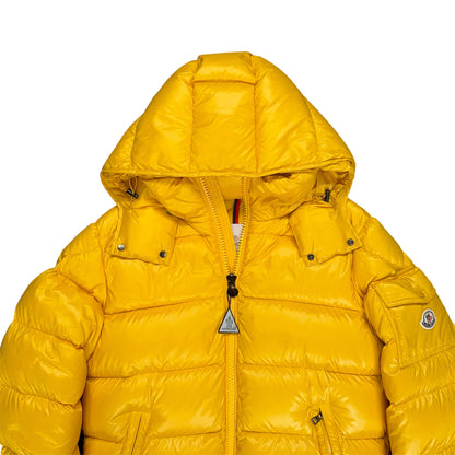 MONCLER MAYA PUFFER JACKET YELLOW