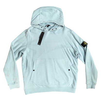 STONE ISLAND CLASSIC HOODIE LIGHT BLUE