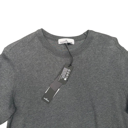STONE ISLAND CREWNECK SWEATSHIRT DARK GREY