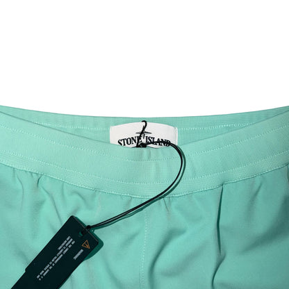 STONE ISLAND MARINA AQUA CARGO SHORTS MINT GREEN