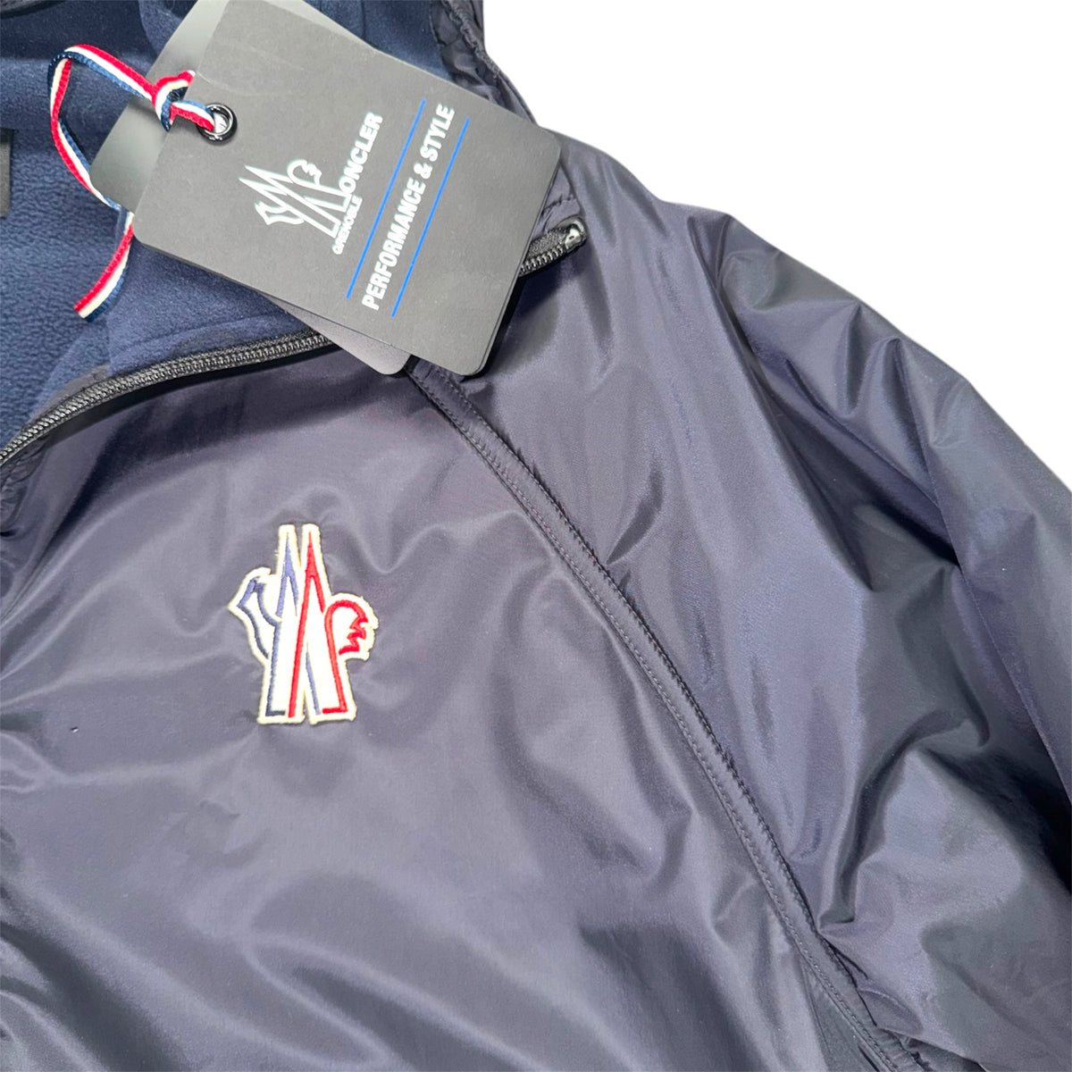 MONCLER GRENOBLE MAGLIA RAINCOAT NAVY